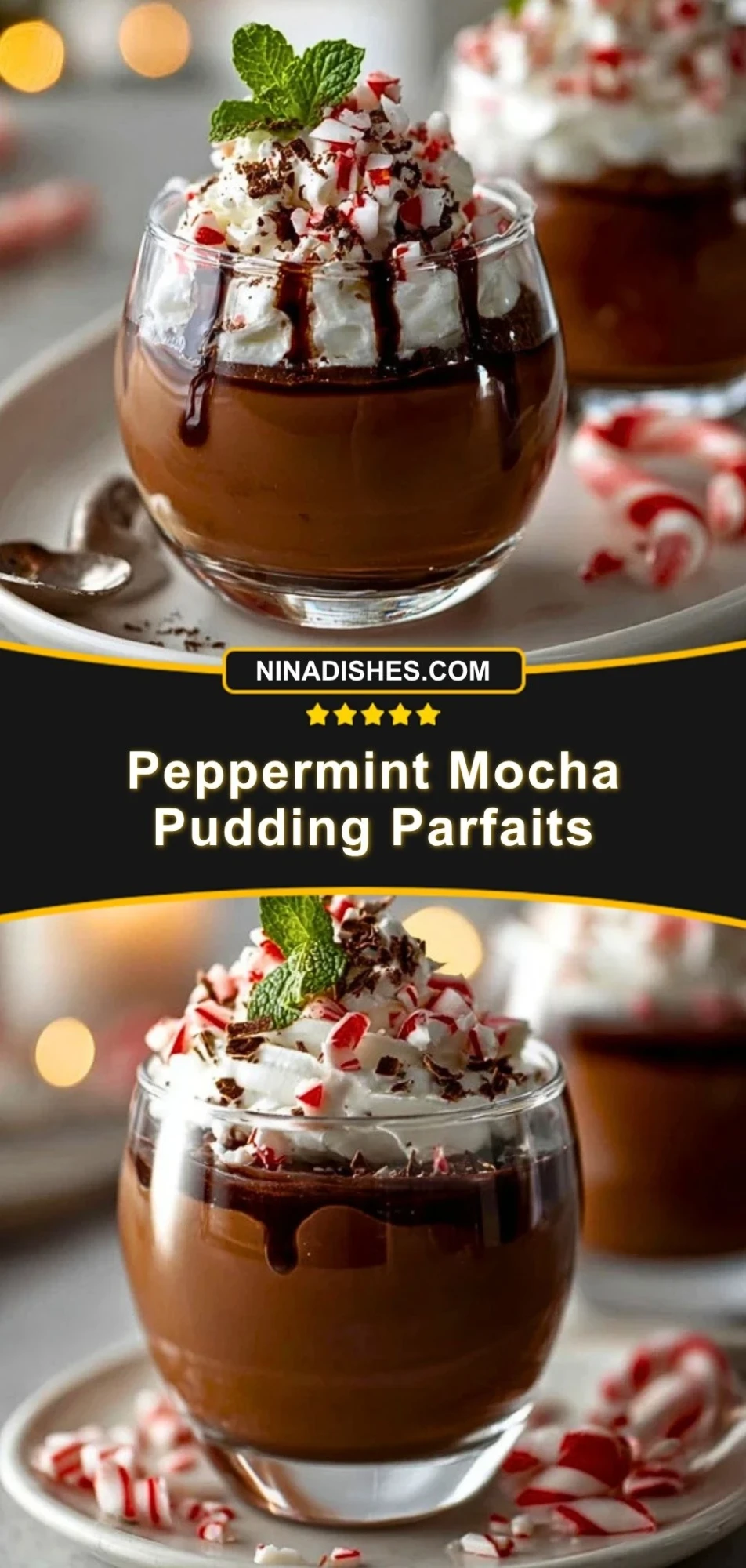 Peppermint Mocha Pudding Parfaits (3)