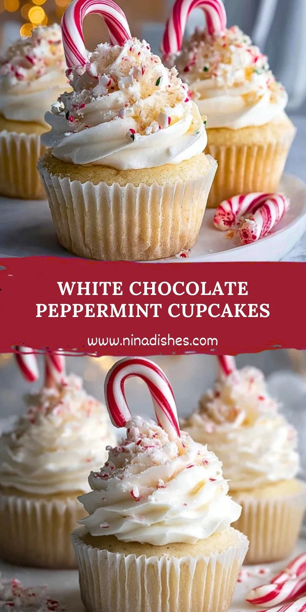 White Chocolate Peppermint Cupcakes (2)