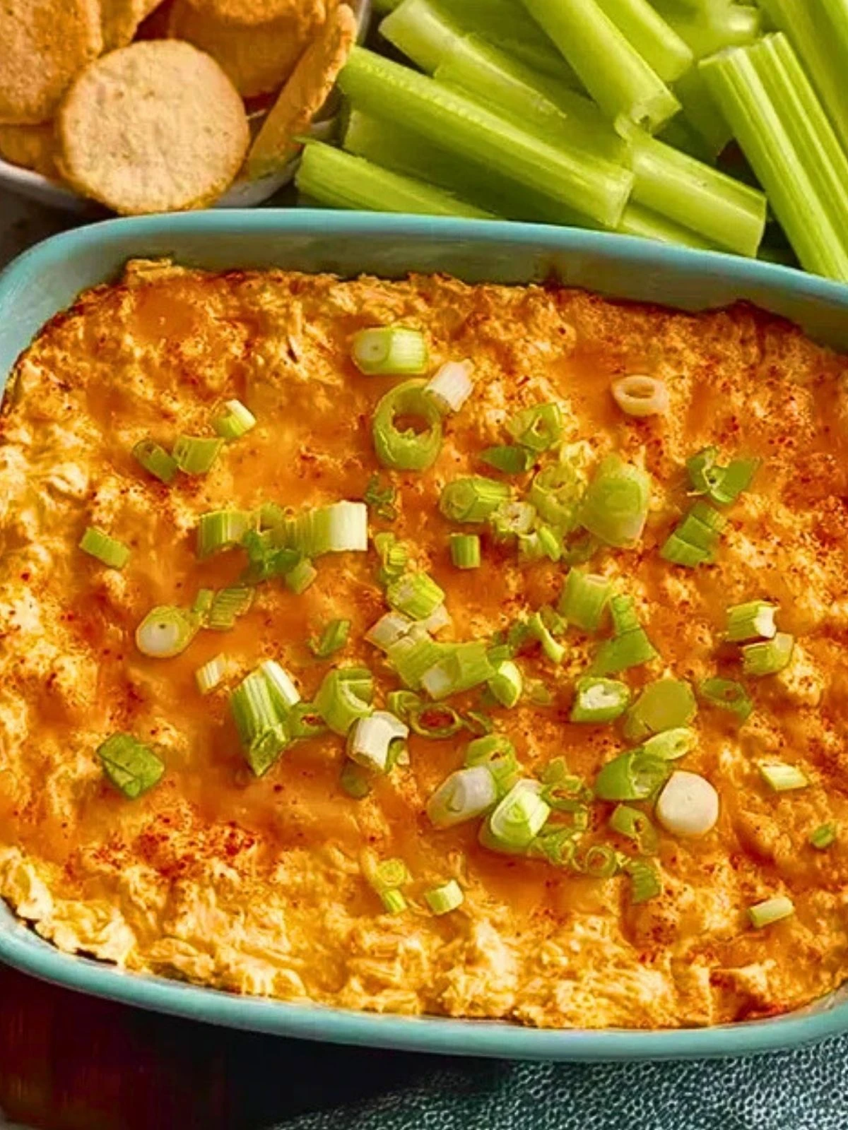 Easy Buffalo Chicken Cottage Cheese Dip (1)