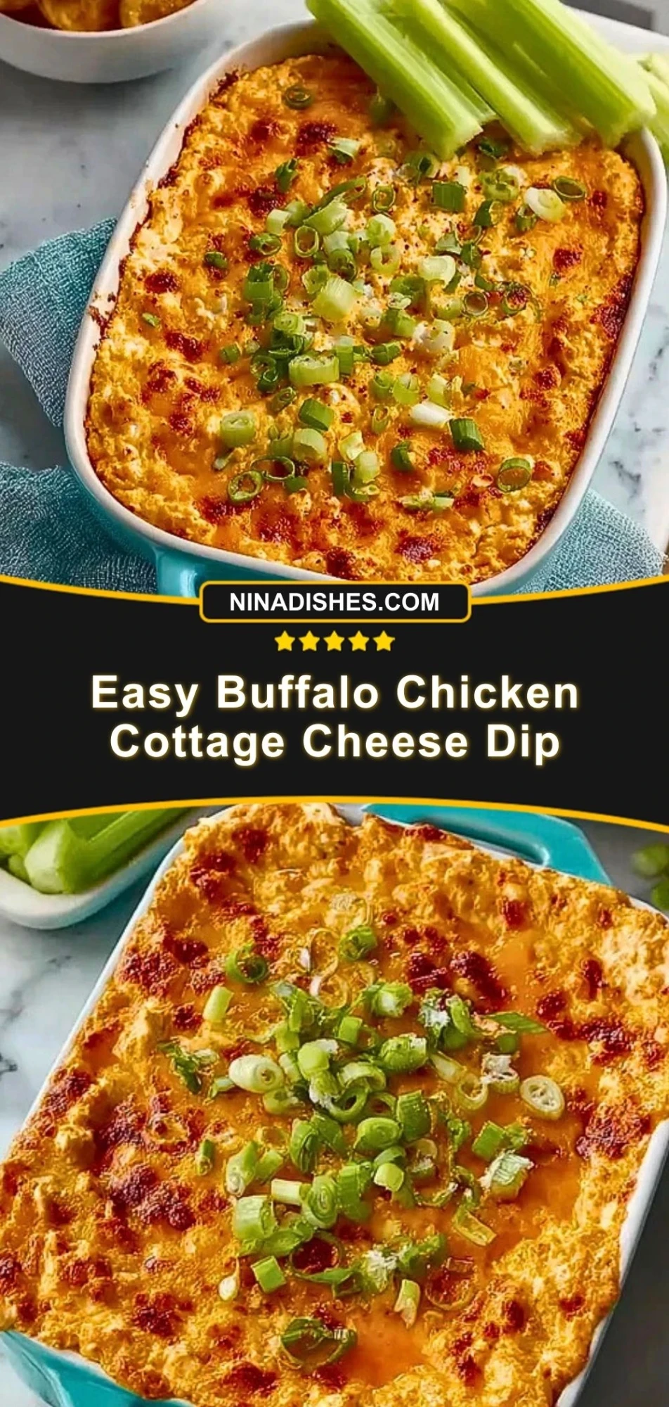 Easy Buffalo Chicken Cottage Cheese Dip (3)
