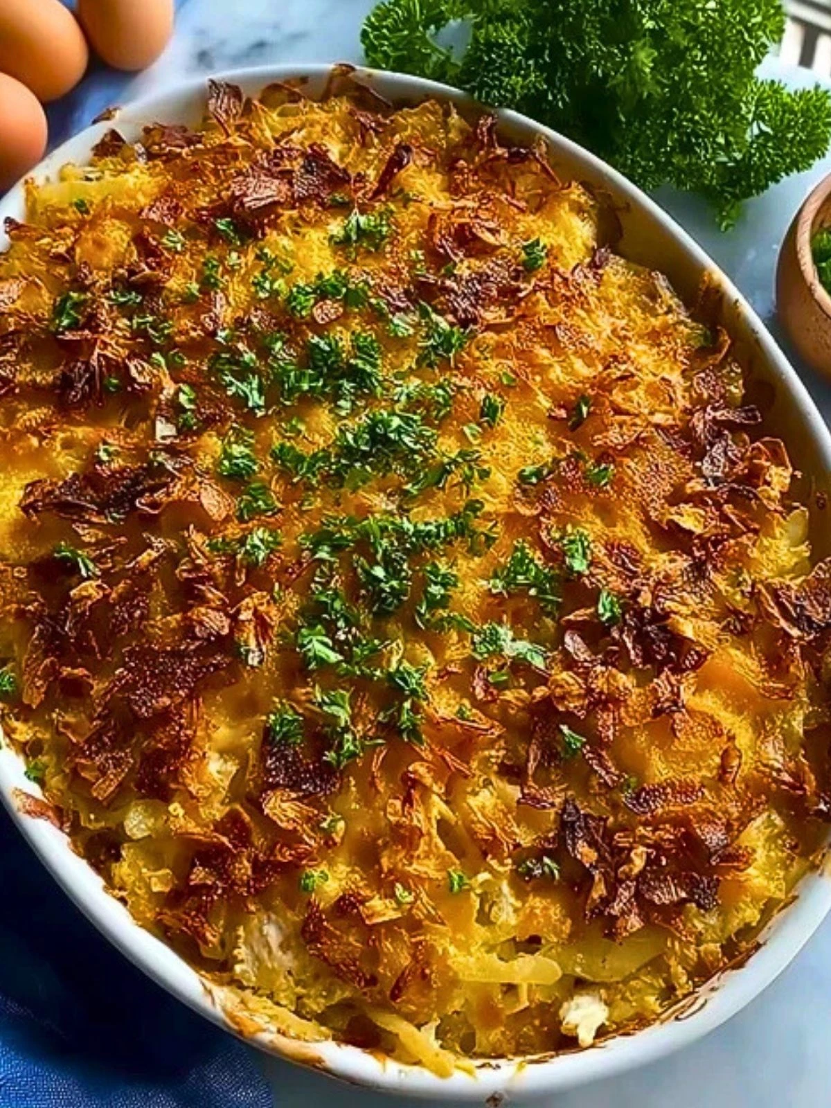 Easy Rotisserie Chicken Hash Brown Casserole (1)