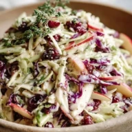 Cranberry Apple Coleslaw