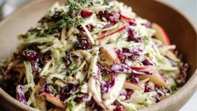 Cranberry Apple Coleslaw