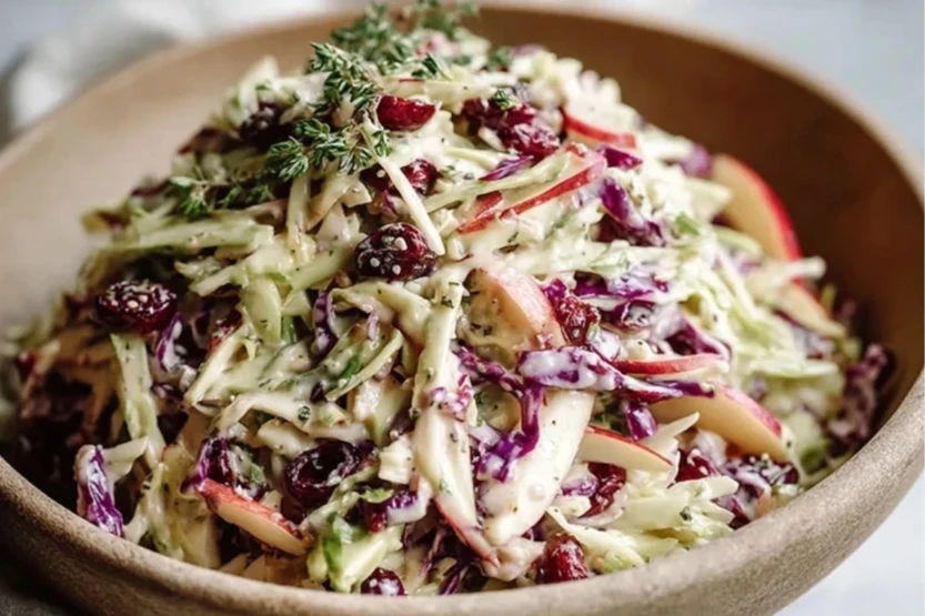 Cranberry Apple Coleslaw