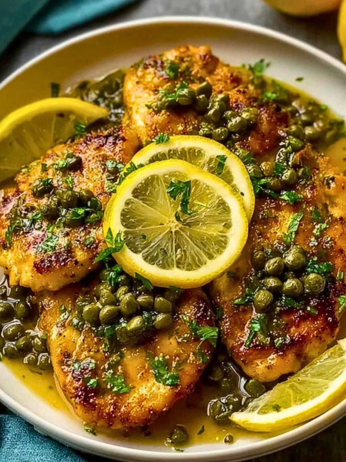 Garlic Crockpot Chicken Piccata (1)
