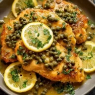Garlic Crockpot Chicken Piccata