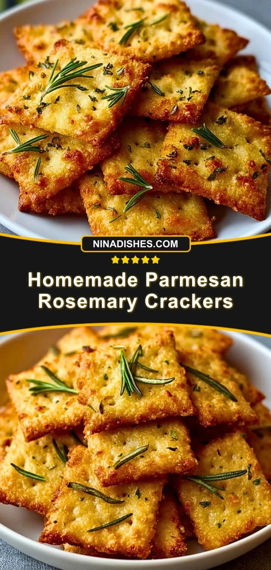 Homemade Parmesan Rosemary Crackers (2)