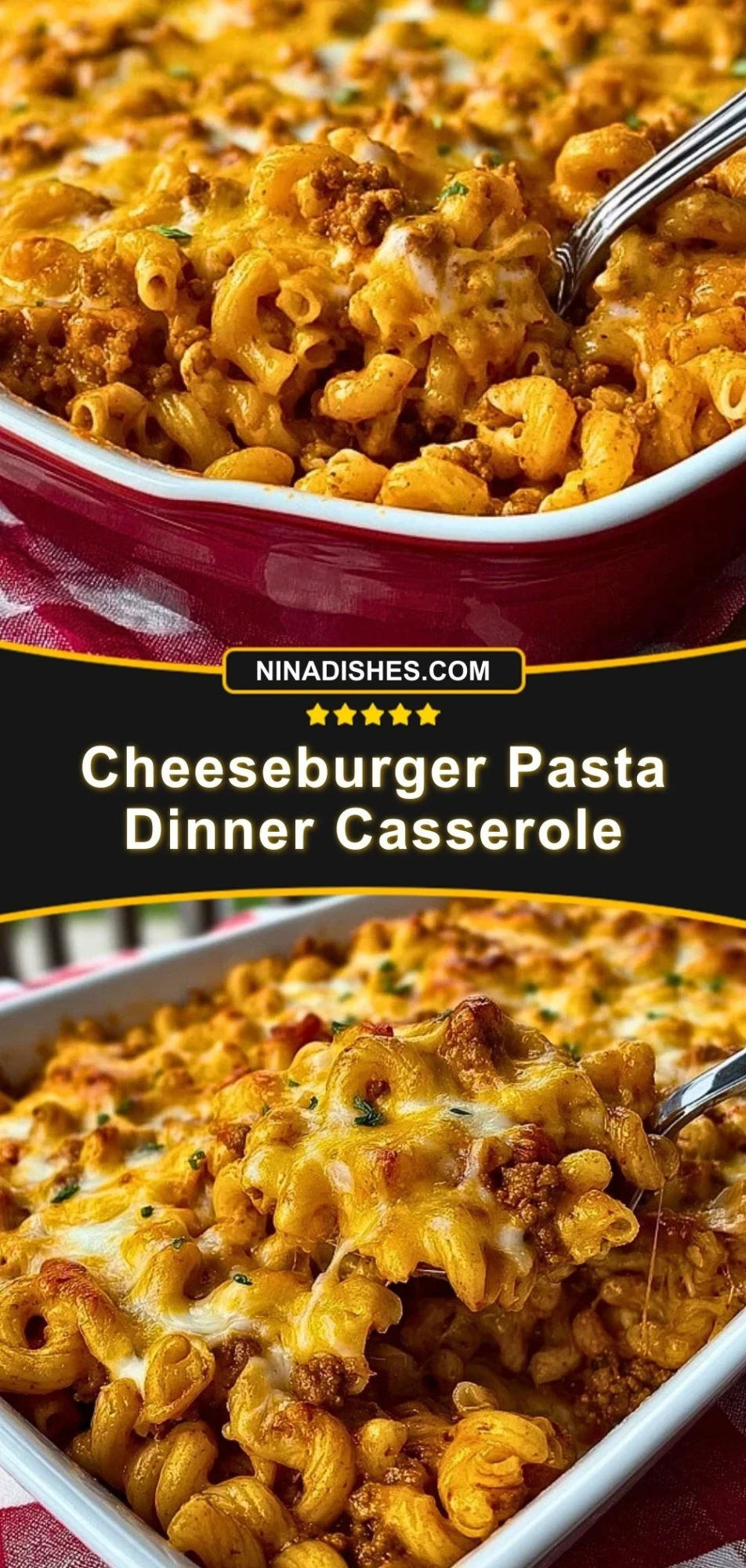 Cheeseburger Pasta Dinner Casserole (3)