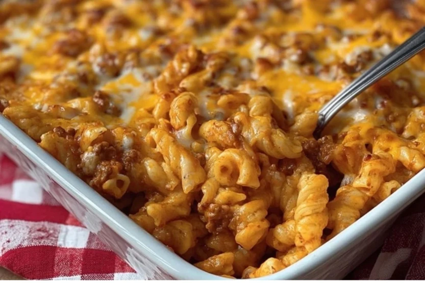 Cheeseburger Pasta Dinner Casserole