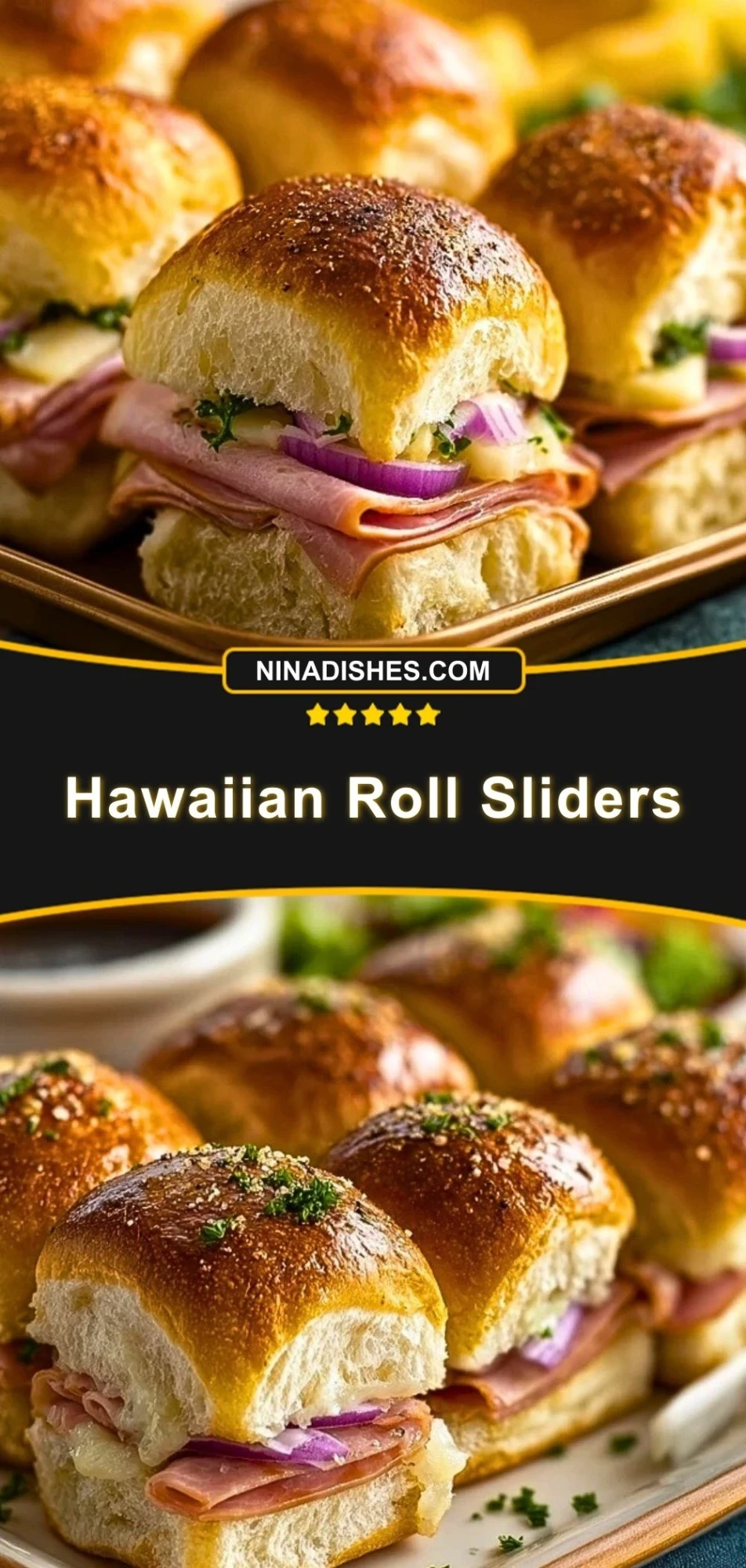 Hawaiian Roll Sliders (3)