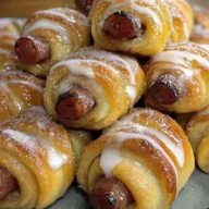 Breakfast Pigs in Cinnamon Rolls