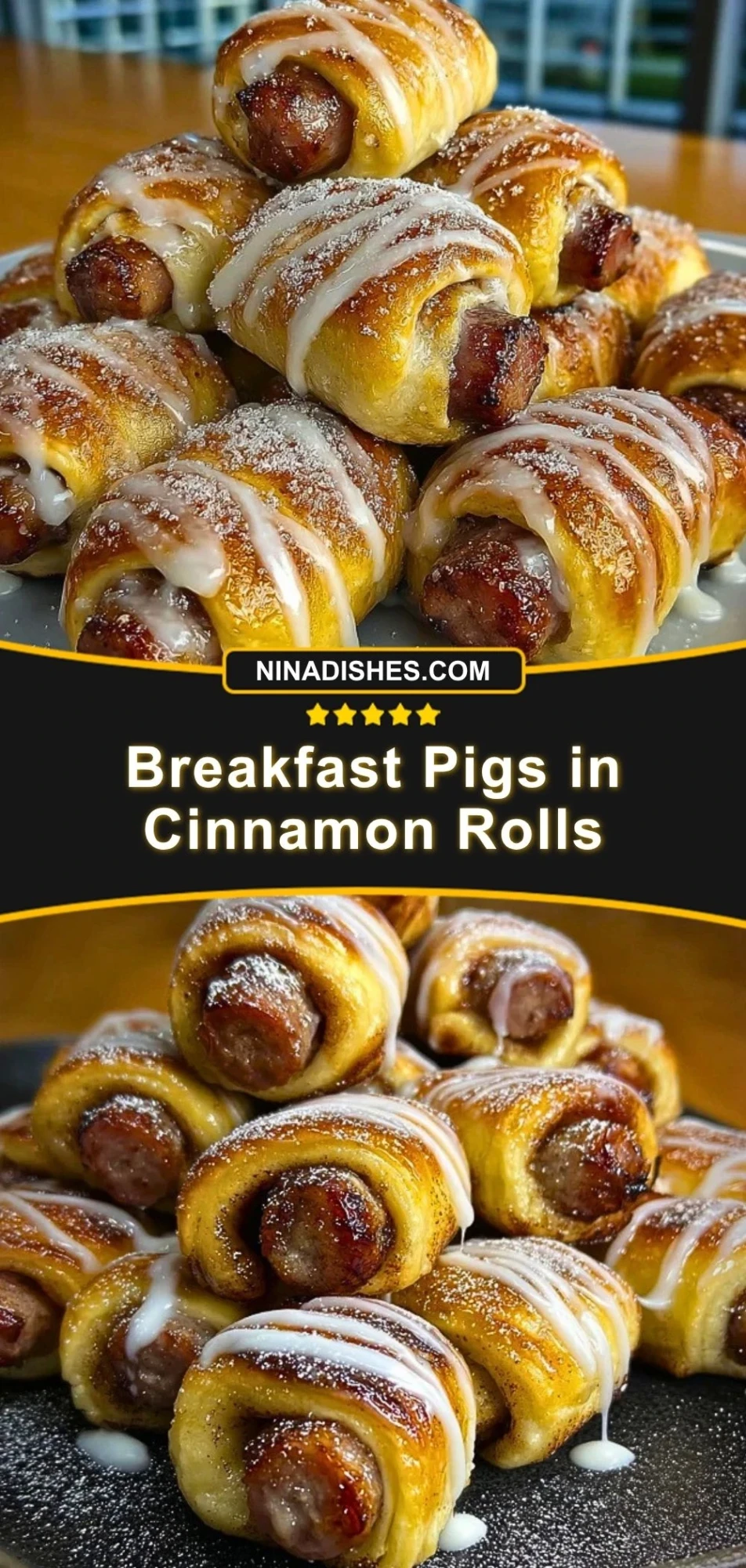 Breakfast Pigs in Cinnamon Rolls (3)