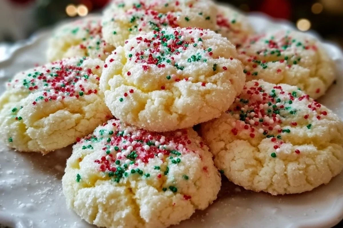 Christmas Ooey Gooey Butter Cookies