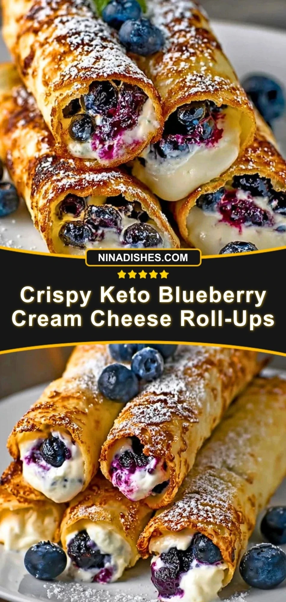 Crispy Keto Blueberry Cream Cheese Roll-Ups (3)