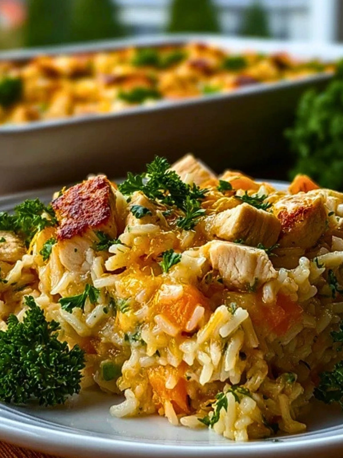 Healthy Chicken and Rice Casserole (1)