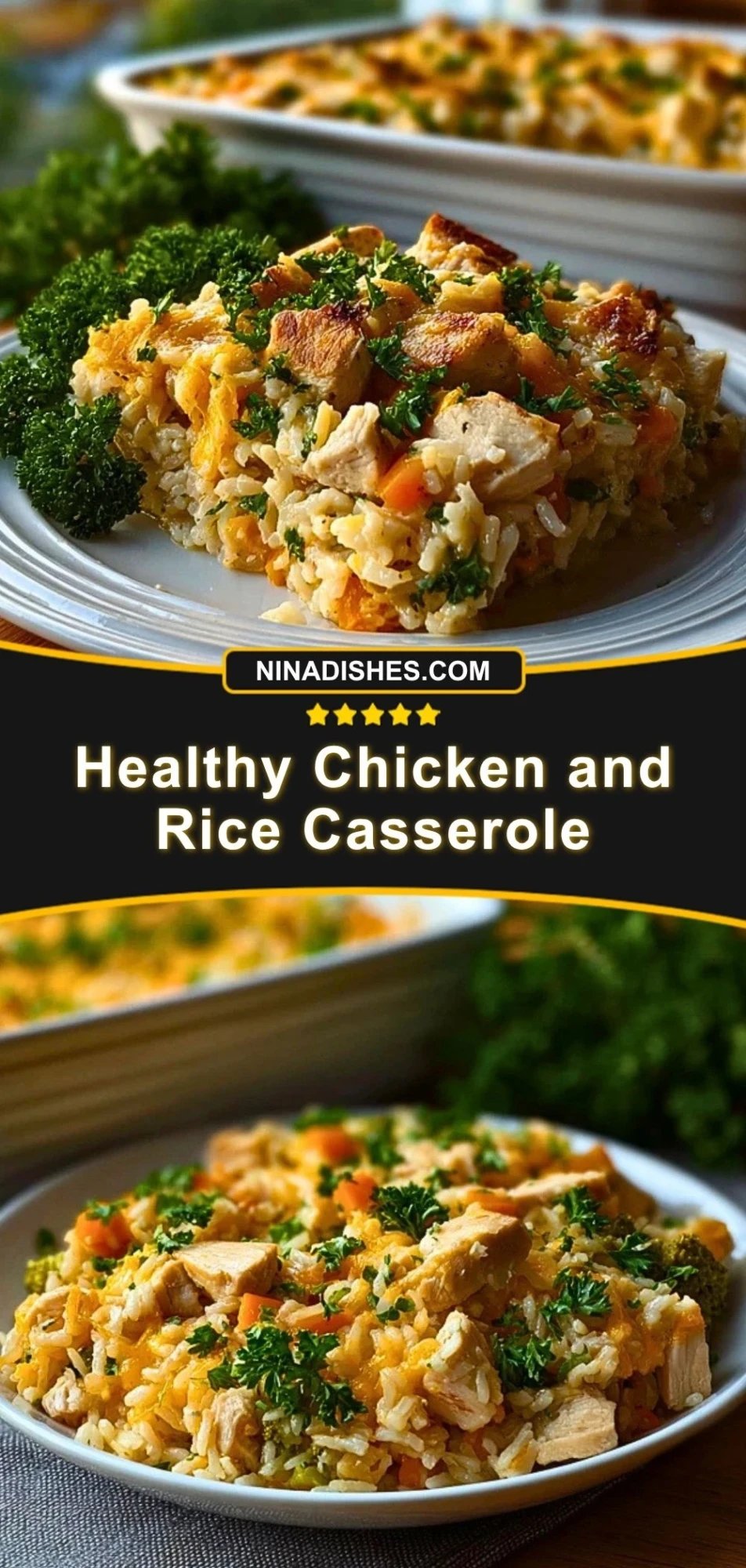Healthy Chicken and Rice Casserole (3)