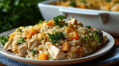 Healthy Chicken and Rice Casserole