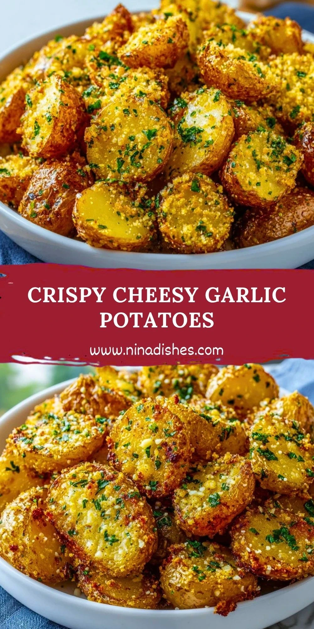 Crispy Cheesy Garlic Potatoes (2)