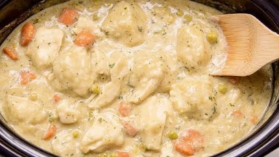 Crockpot Chicken and Dumplings