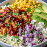 High Protein BBQ Chicken Cottage Cheese Bowl