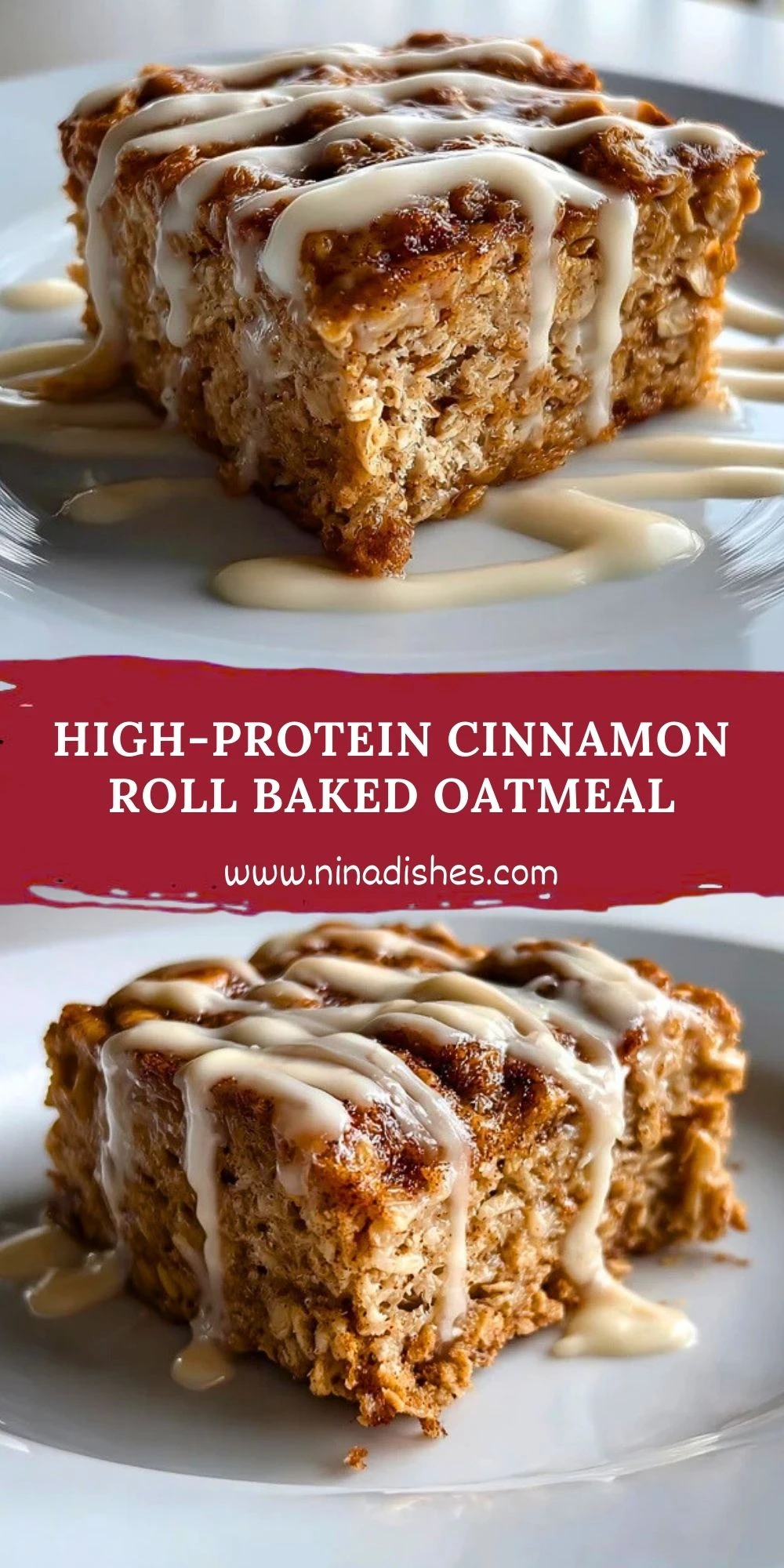 High-Protein Cinnamon Roll Baked Oatmeal (2)