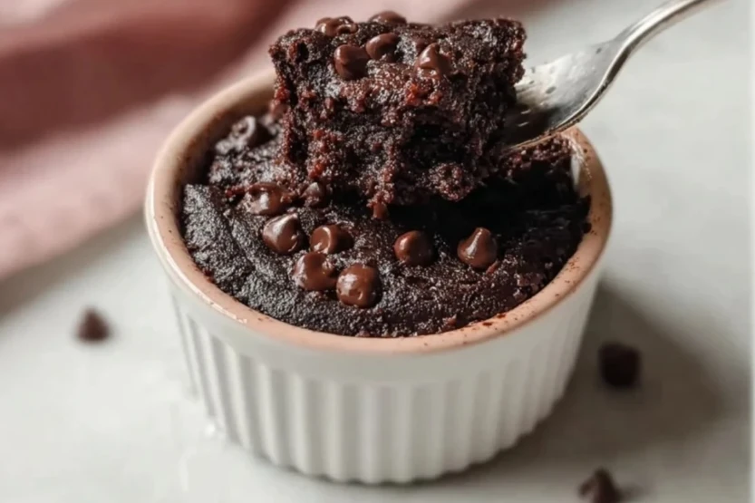 High Protein Cottage Cheese Microwave Brownies