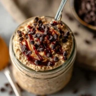 Chocolate Peanut Butter Overnight Oats