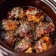 Homemade Crock Pot Honey Garlic Chicken