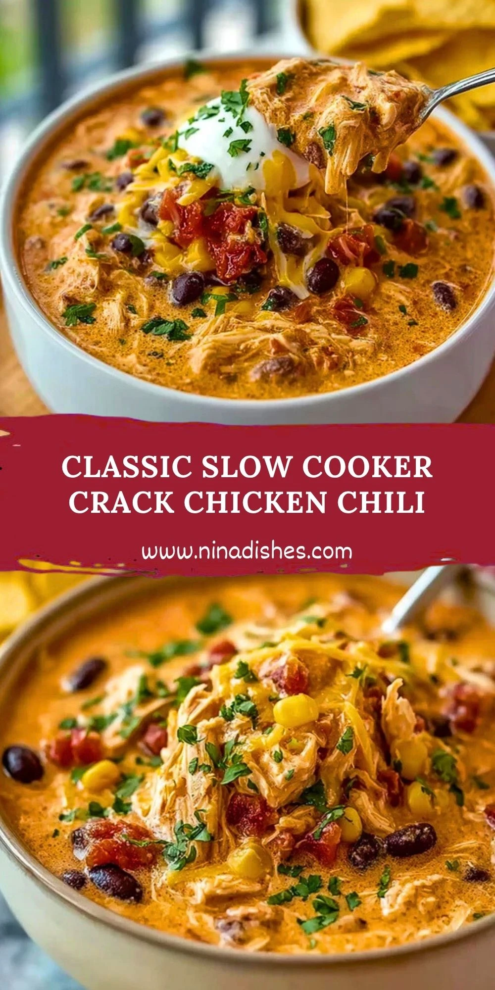 Classic Slow Cooker Crack Chicken Chili (2)