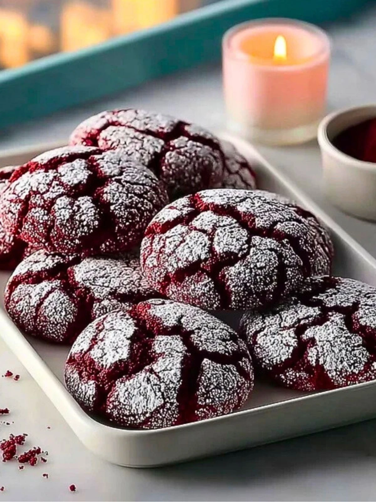 Quick Red Velvet Crinkle Cookies (1)