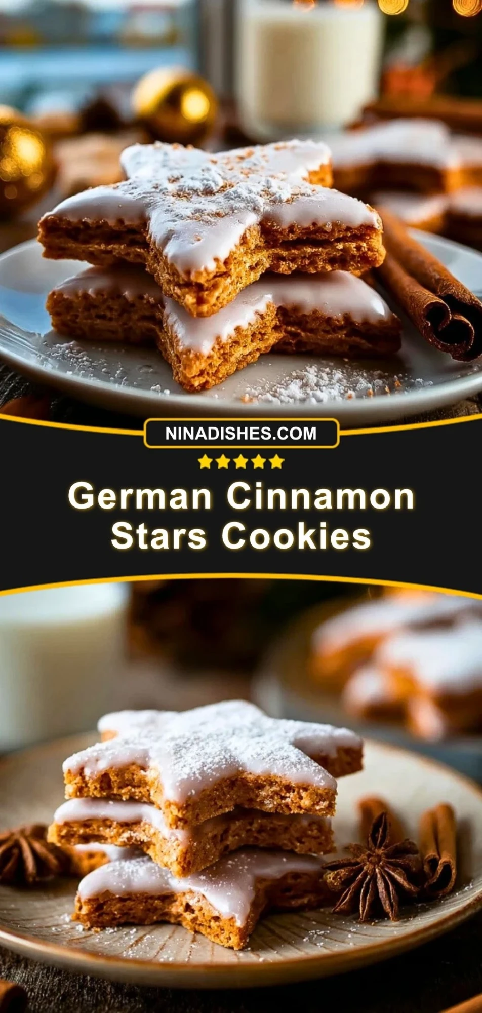 German Cinnamon Stars Cookies (3)