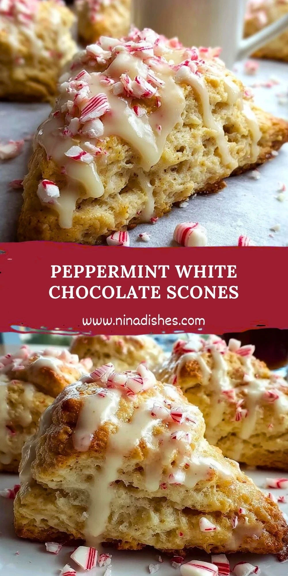 Peppermint White Chocolate Scones (2)