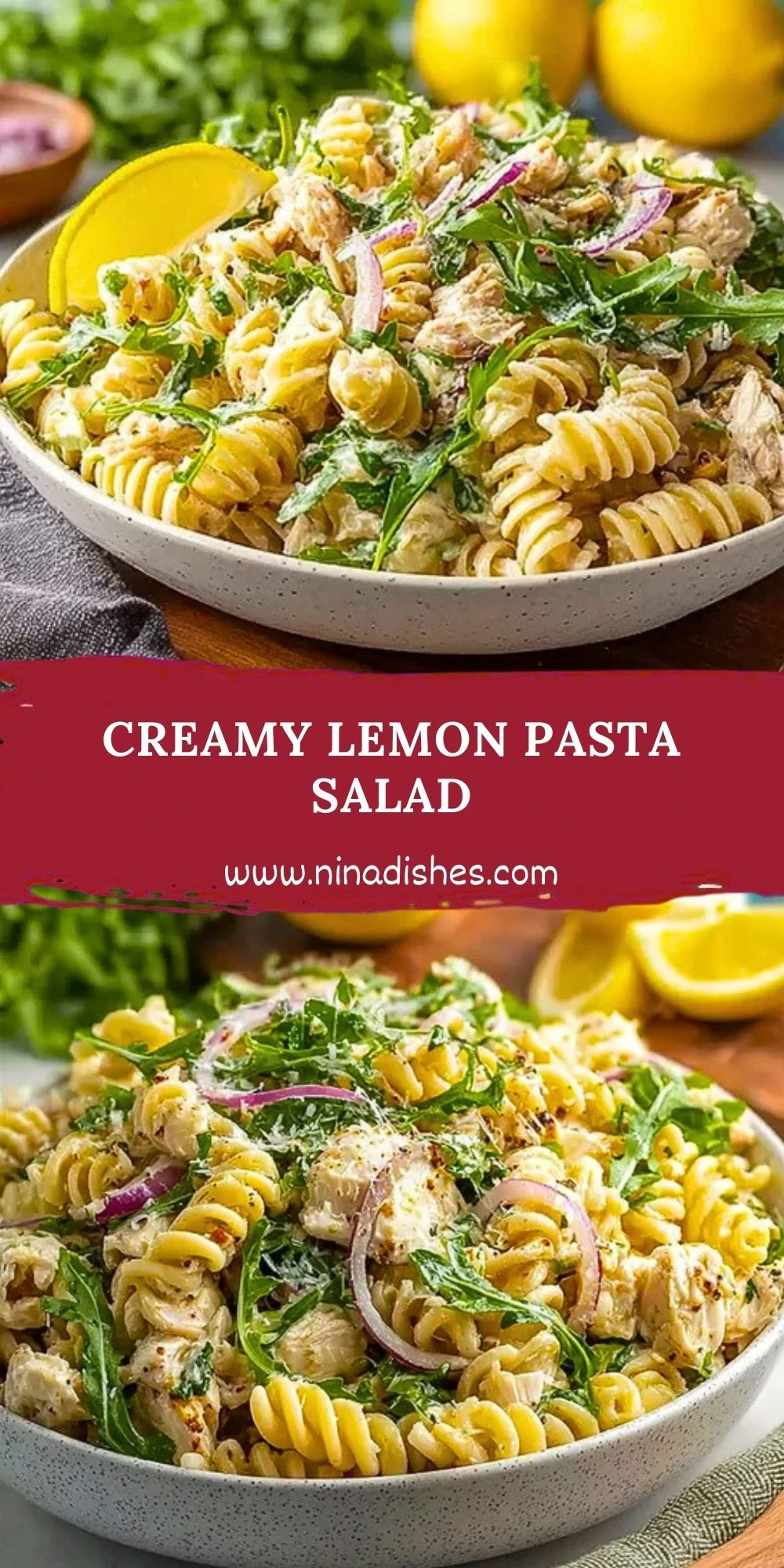 Creamy Lemon Pasta Salad (2)