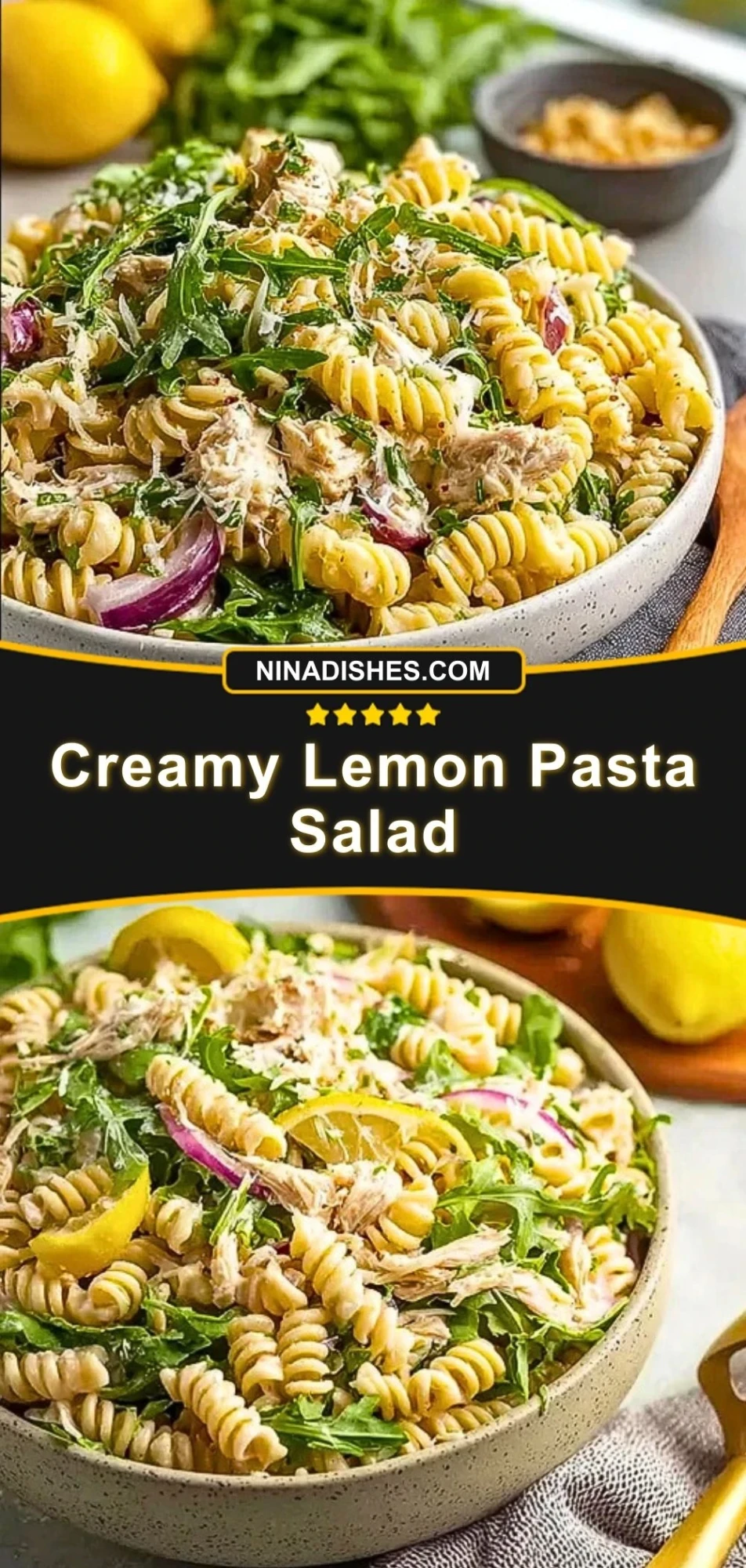 Creamy Lemon Pasta Salad (3)