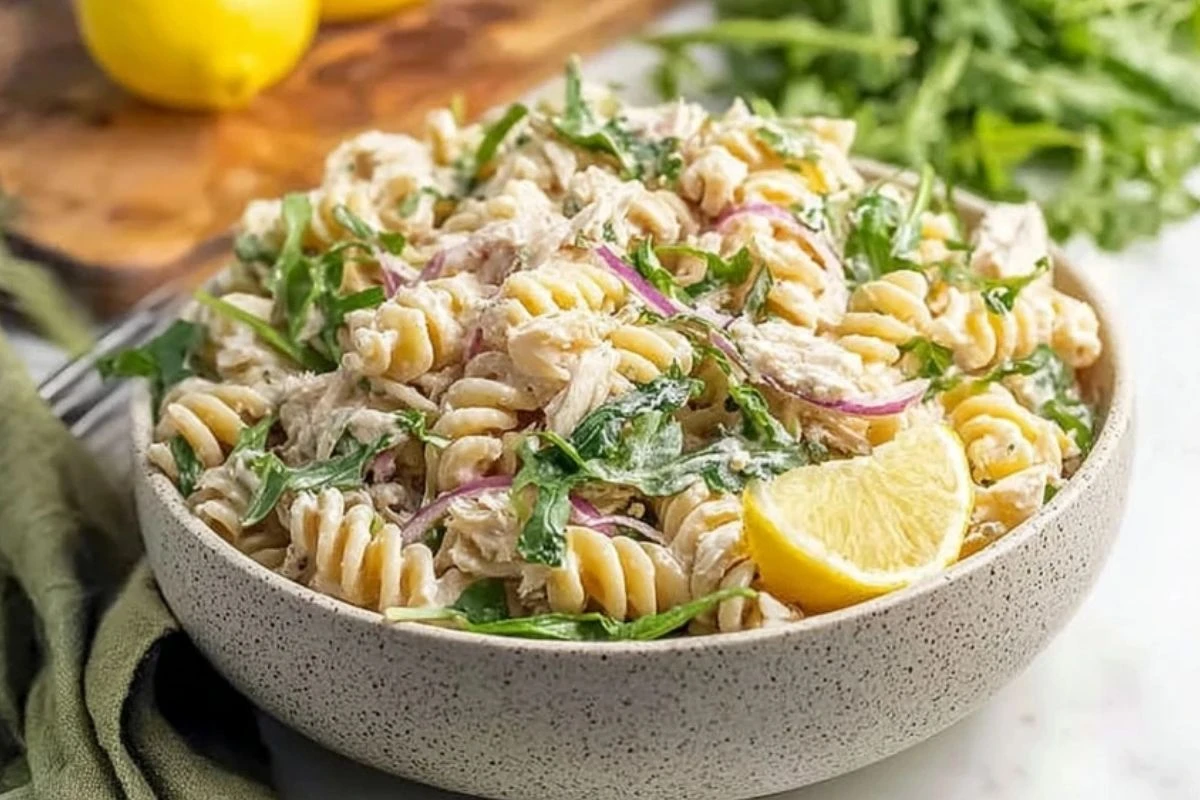 Creamy Lemon Pasta Salad