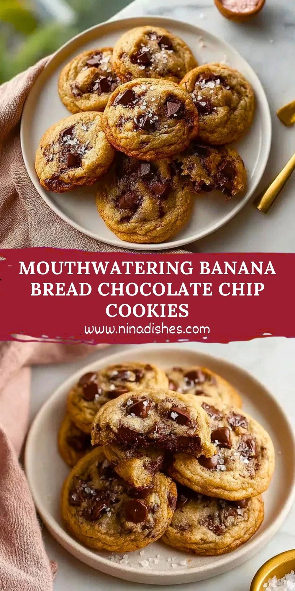 Mouthwatering Banana Bread Chocolate Chip Cookies (2)