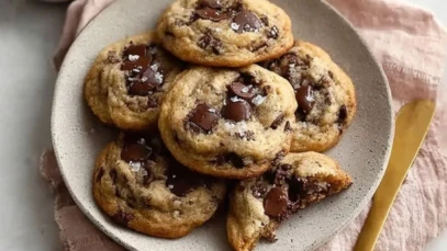 Mouthwatering Banana Bread Chocolate Chip Cookies