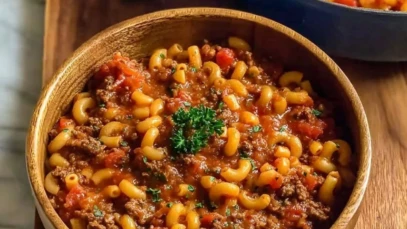 Simple Ground Beef Goulash