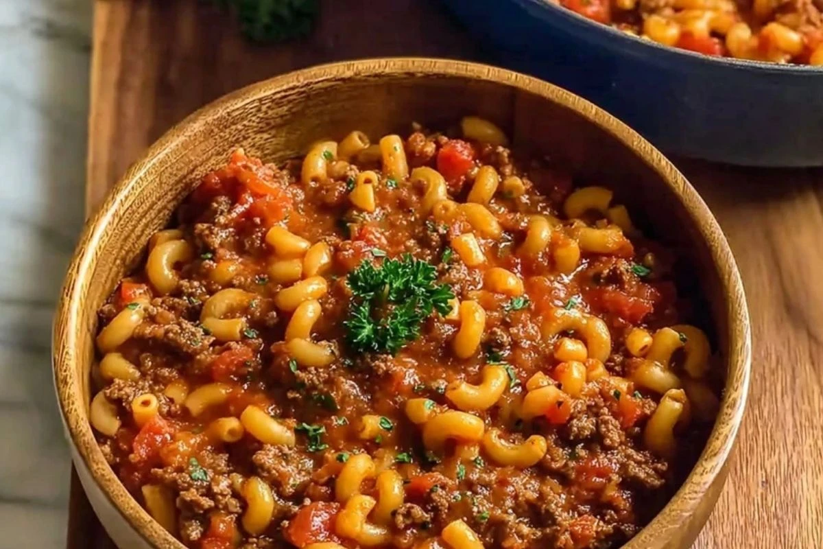 Simple Ground Beef Goulash