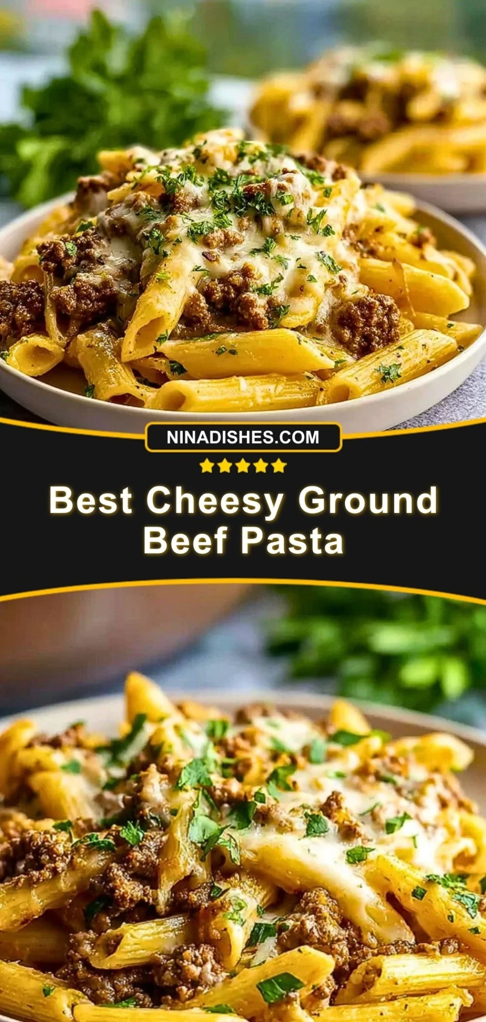 Best Cheesy Ground Beef Pasta (3)