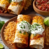 Crispy Chicken Chimichangas