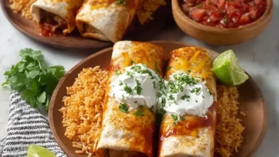 Crispy Chicken Chimichangas