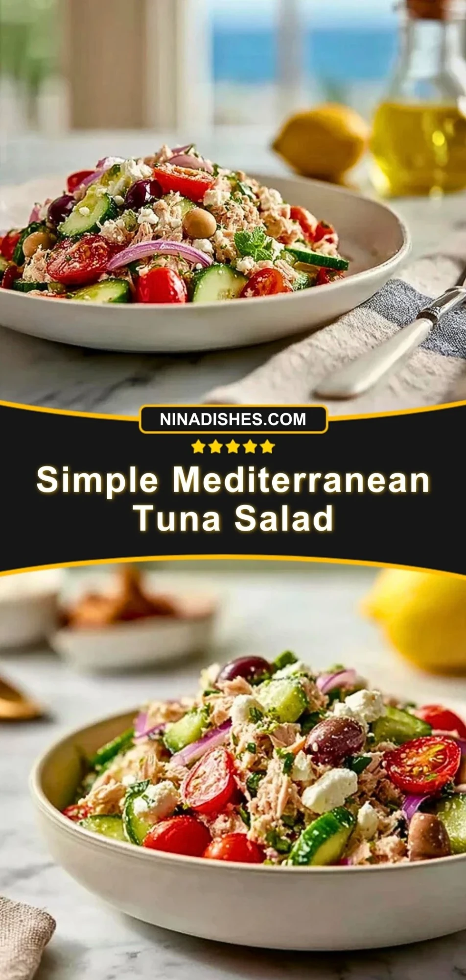 Simple Mediterranean Tuna Salad (3)
