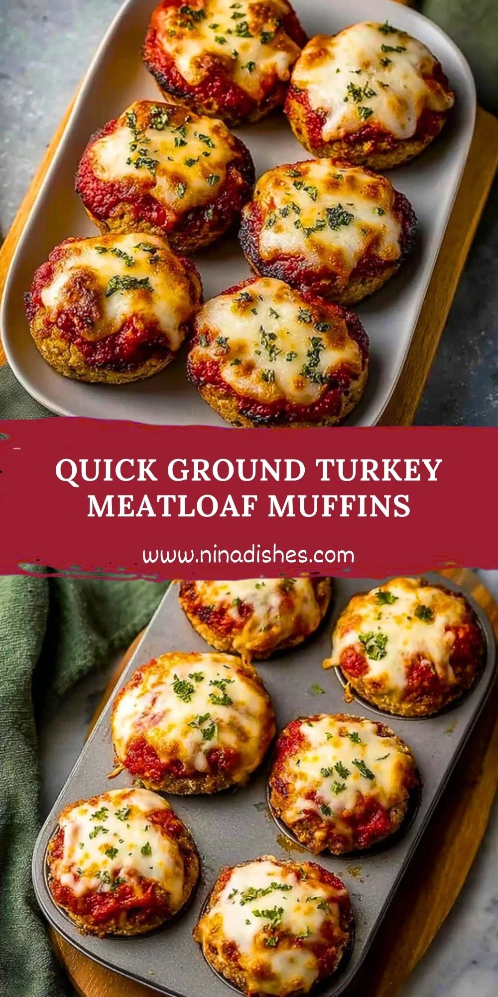 Quick Ground Turkey Meatloaf Muffins (2)