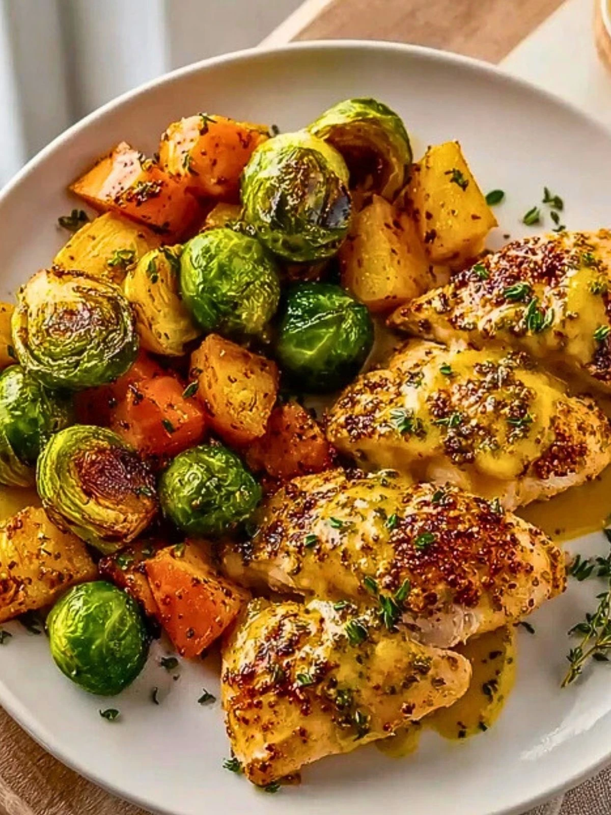 Sheet Pan Honey Dijon Chicken with Veggies (1)
