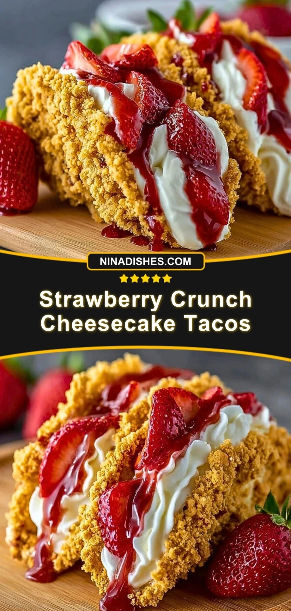 Strawberry Crunch Cheesecake Tacos (3)