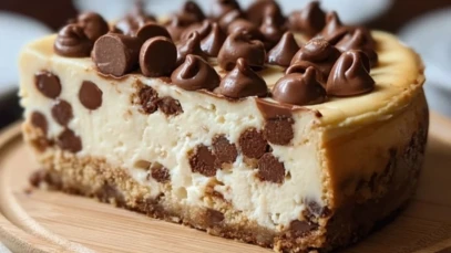 Chocolate Chip Cookie Dough Cheesecake