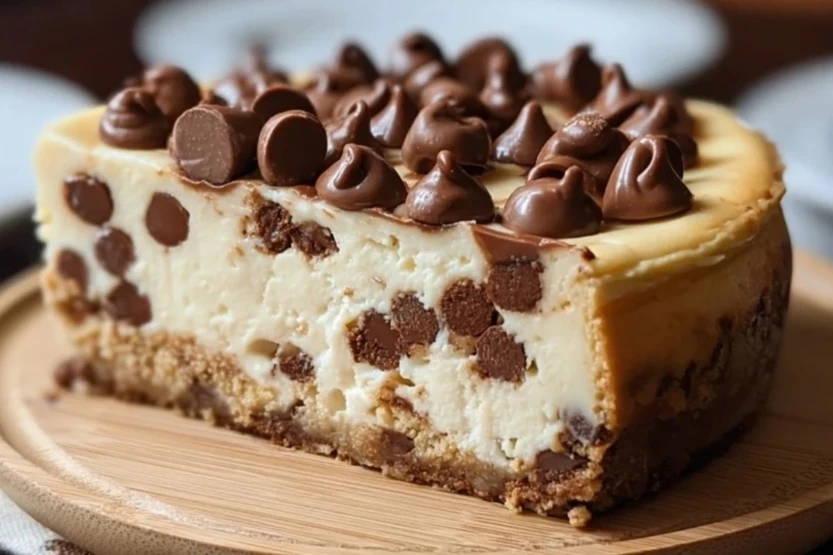 Chocolate Chip Cookie Dough Cheesecake