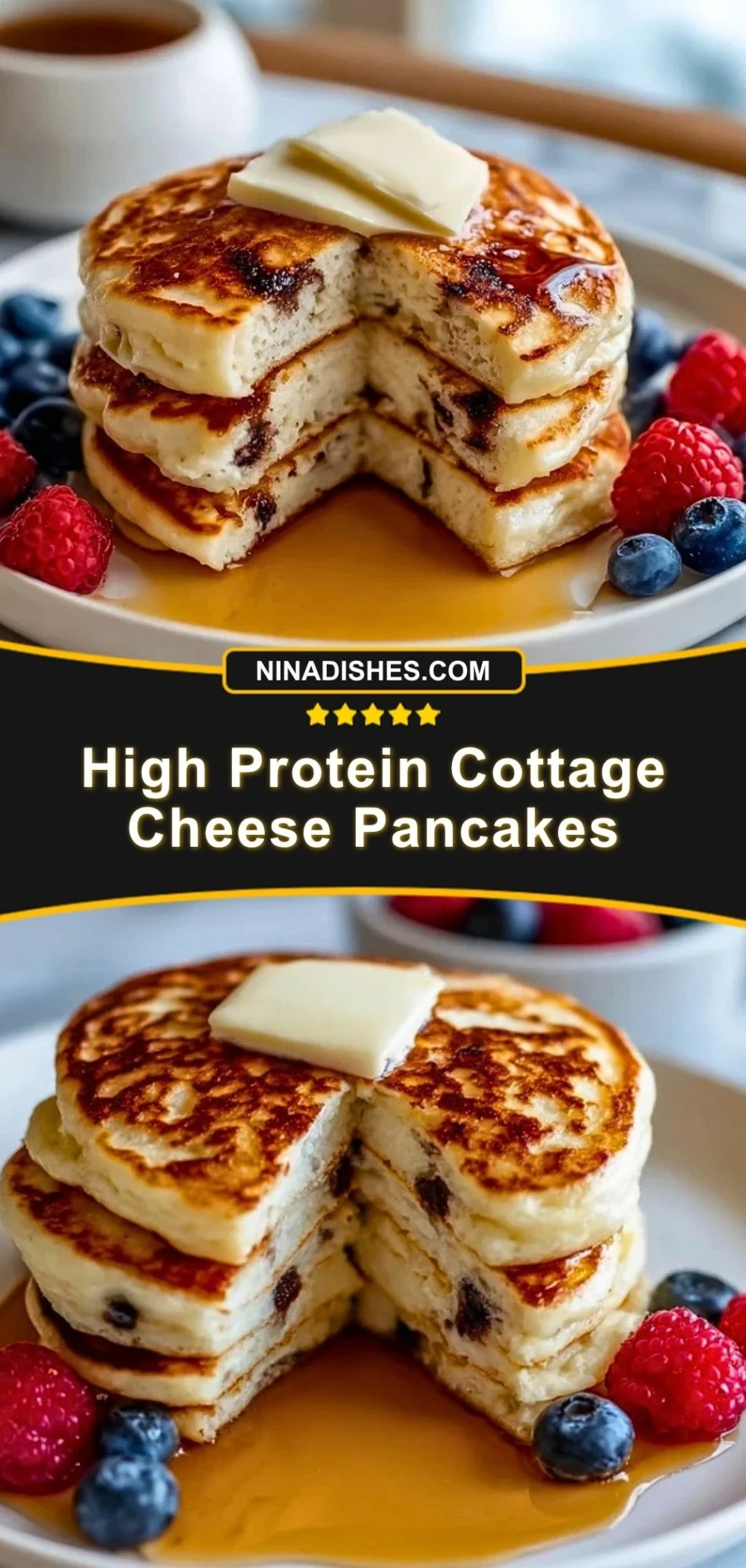 High Protein Cottage Cheese Pancakes (3)