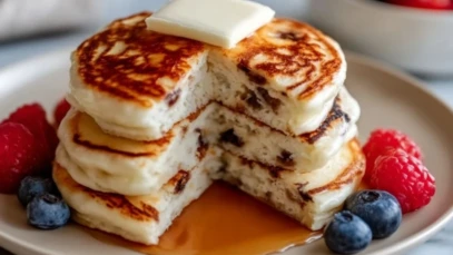 High Protein Cottage Cheese Pancakes